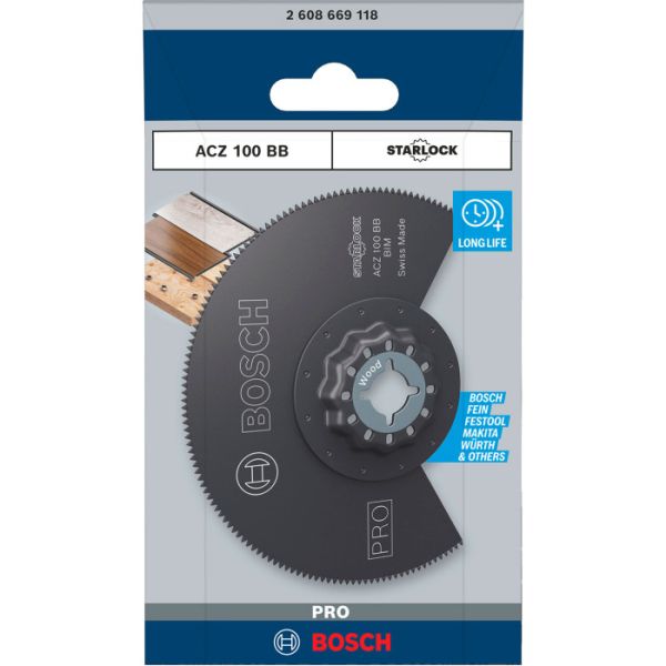 Сегментоване пиляльне полотно Bosch PRO ACZ 100 BB 100 мм (2608669118)