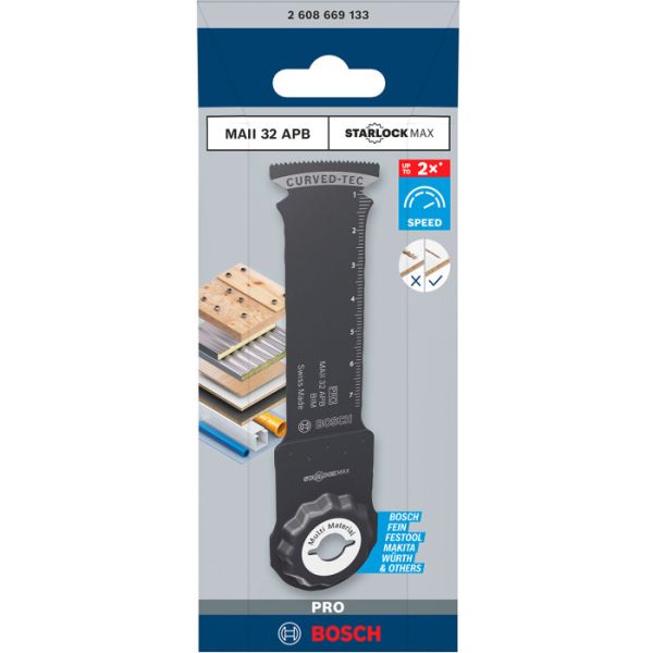 Занурювальне пиляльне полотно Bosch PRO MAII 32 APB 32x80 мм (2608669133)