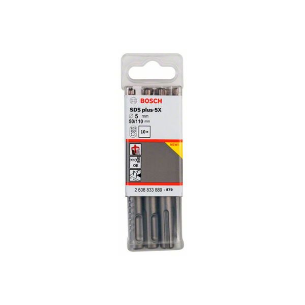 Бур Bosch SDS-plus-5X 5x50x110 мм (10 шт.) (2608833889)