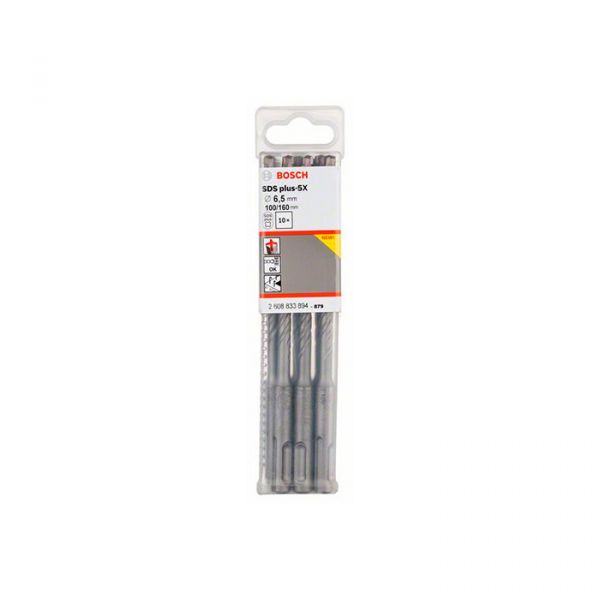 Бур Bosch SDS-plus-5X 6.5x100x160 мм (10 шт.) (2608833894)