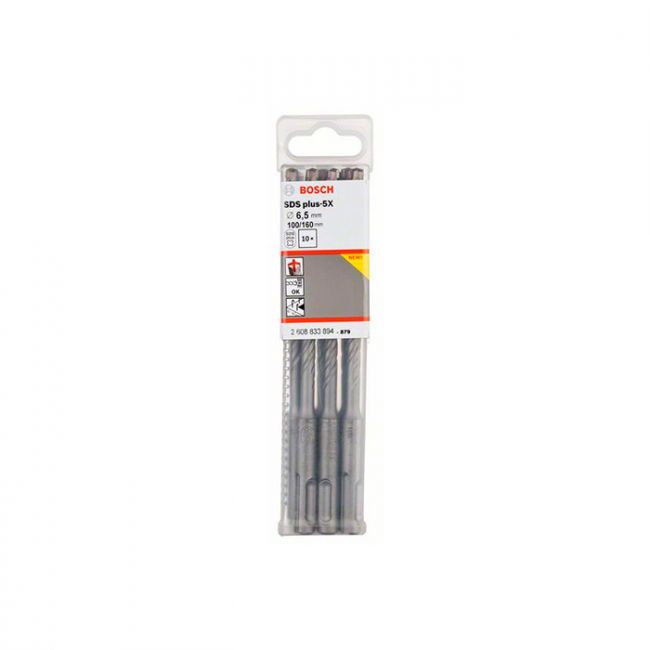 Бур Bosch SDS-plus-5X 6.5x100x160 мм (10 шт.) (2608833894)