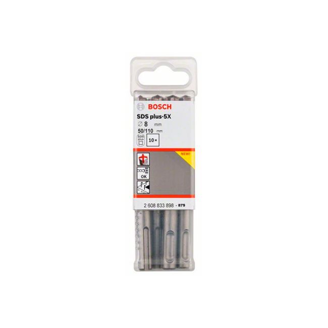 Бур Bosch SDS-plus-5X 8x50x110 мм (10 шт.) (2608833898)