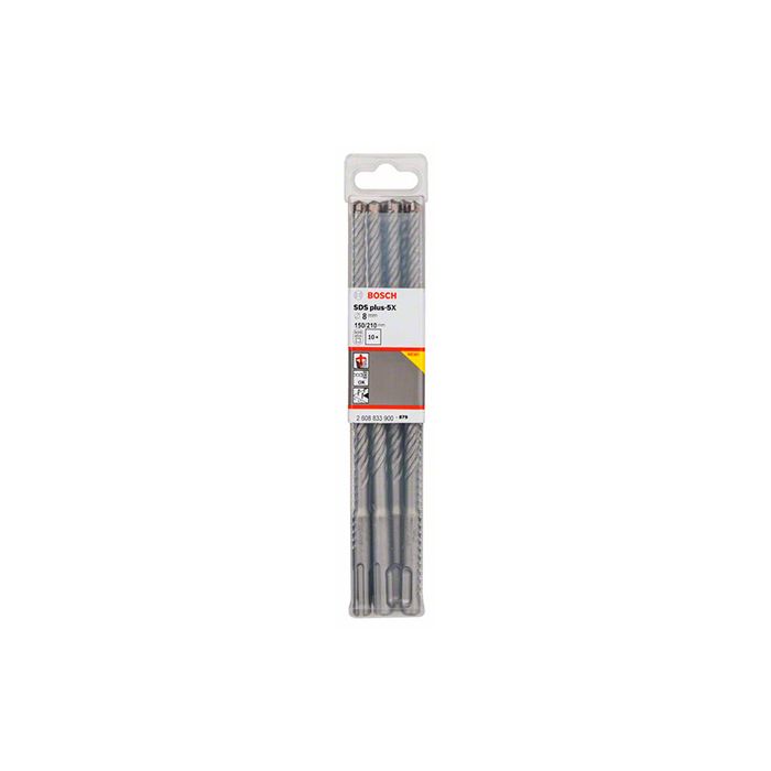 Бур Bosch SDS-plus-5X, 8x150x210мм (10шт) (2608833900)