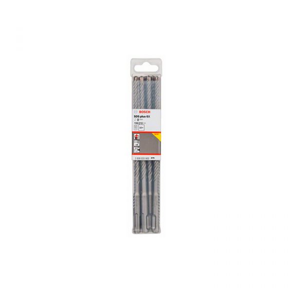 Бур Bosch SDS-plus-5X, 8x150x210мм (10шт) (2608833900)