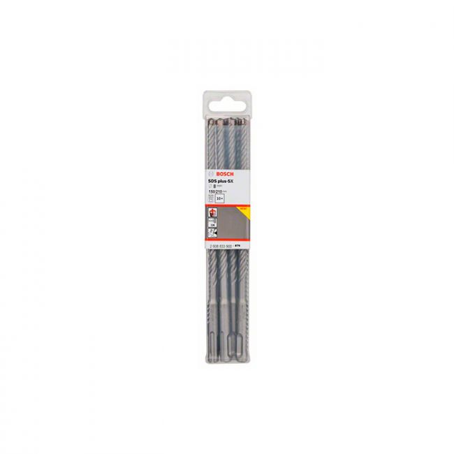 Бур Bosch SDS-plus-5X, 8x150x210мм (10шт) (2608833900)