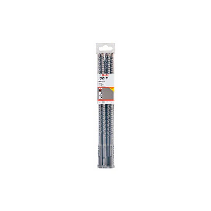 Бур Bosch SDS-plus-5X, 8x200x260мм (10шт) (2608833901)