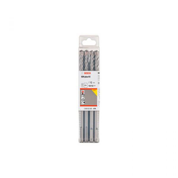 Бур Bosch SDS-plus-5X, 12x100x160мм (10шт) (2608833905)