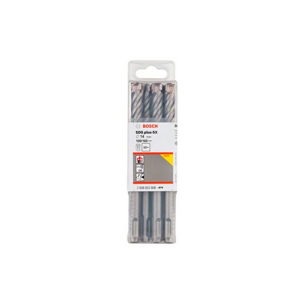 Бур Bosch SDS-plus-5X 14x100x160мм (10шт) (2608833908)