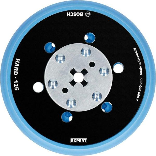 Опорна тарілка універсальна з отворами Bosch Expert Multihole, 125 мм, жорстка (2608900005)