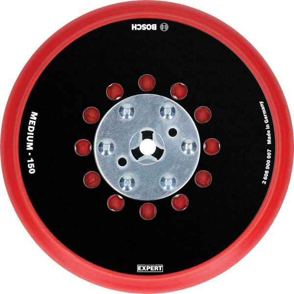 Опорна тарілка універсальна з отворами Bosch Expert Multihole, 150 мм, середньої жорсткості (2608900007)