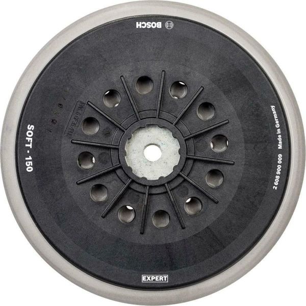 Опорна тарілка універсальна з отворами Bosch Expert Multihole, 150 мм, м‘яка (2608900009)