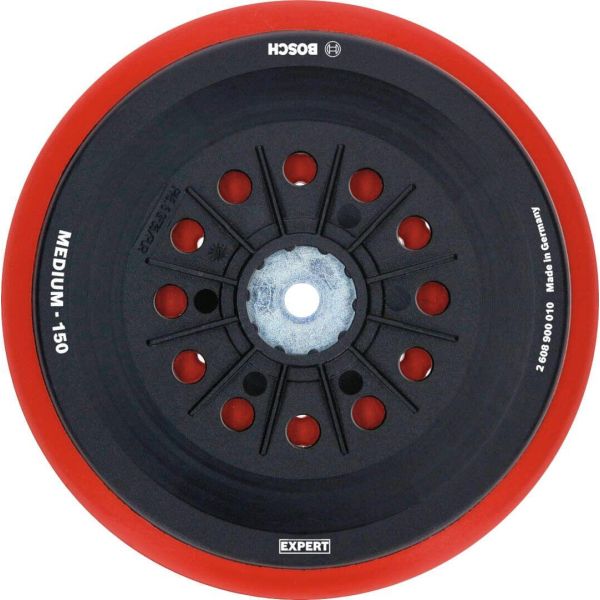 Опорна шліфувальна тарілка універсальна з отворами Bosch Expert Multihole 150 мм, середня (2608900010)