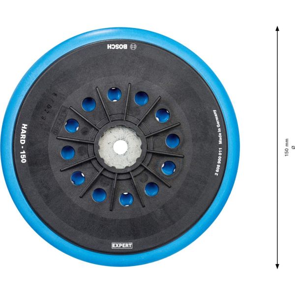 Опорна шліфувальна тарілка з отворами Bosch Expert Multihole 150 мм, тверда (2608900011)