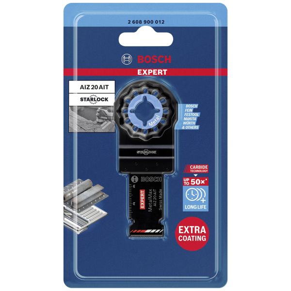 Занурювальне пиляльне полотно Bosch Expert MetalMax AIZ 20 AIT 40х20 мм (2608900012)