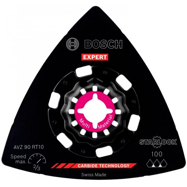 Шліфувальна пластина Bosch Expert Starlock Multimaterial AVZ 90 RT10 90 мм (2608900043)