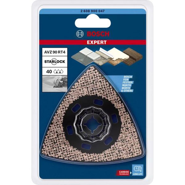 Шліфувальна платформа Bosch Expert Starlock Multimaterial AVZ 90 RT4 90 мм (2608900047)