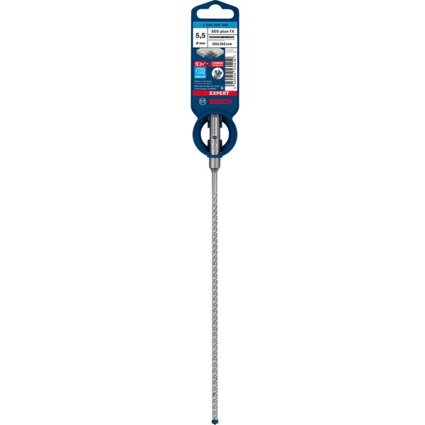 Ударний бур Bosch Expert SDS-plus-7X 5.5x200x265 мм (2608900068)