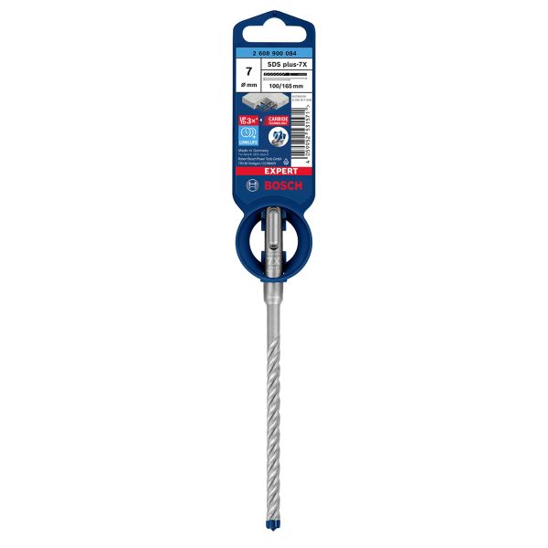 Ударний бур Bosch Expert SDS-plus-7X, 7x100x165 мм (2608900084)