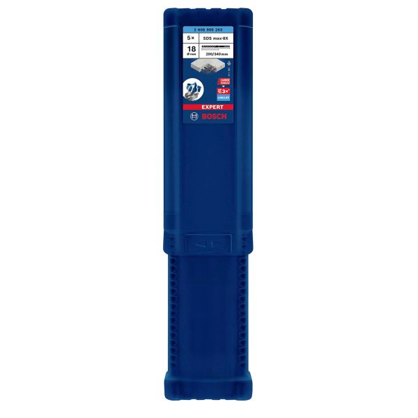 Ударний бур Bosch Expert SDS-Max-8X, 18x200x340 мм, 5 шт (2608900263)