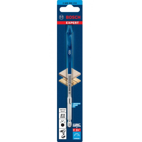 Свердло перове Bosch Expert Self Cut Speed Spade 8х100х152 мм (2608900310)