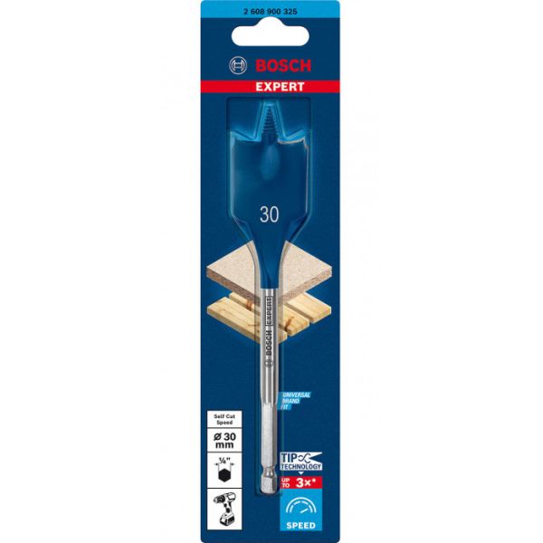 Свердло перове Bosch Expert Self Cut Speed, 30х100х152 мм (2608900325)