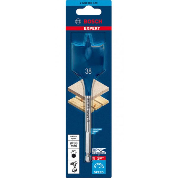 Свердло перове Bosch Expert Self Cut Speed Spade 38х100х152 мм (2608900329)