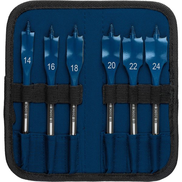 Набір свердел перових Bosch Expert Self Cut Speed HEX 14-24 мм, 6 шт (2608900332)