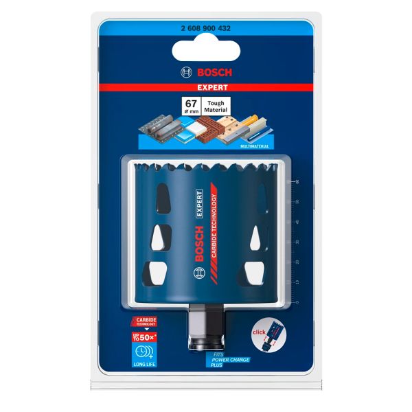 Коронка Bosch Expert Tough Material, 67x60 мм (2608900432)