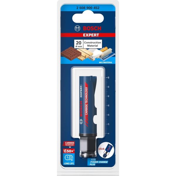 Коронка Bosch Expert Construction Material, 20x60 мм (2608900452)