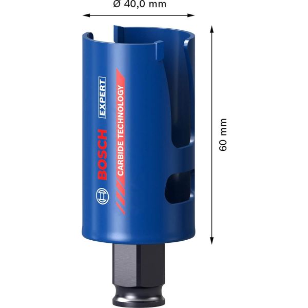 Коронка Bosch Expert Construction Material, 40x60 мм (2608900459)