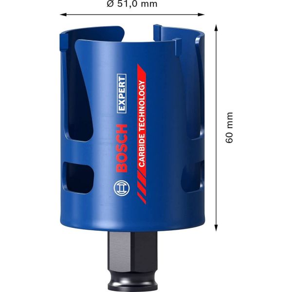 Коронка Bosch Expert Construction Material, 51x60 мм (2608900463)