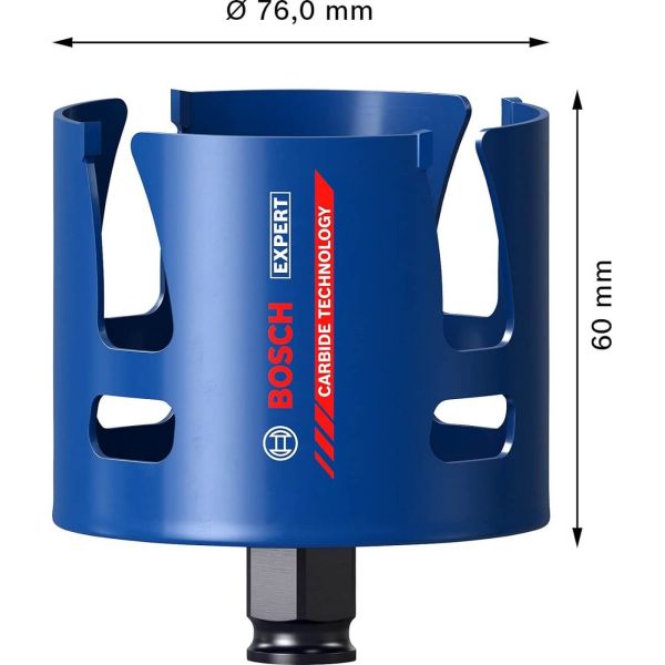 Коронка Bosch Expert Construction Material, 76x60 мм (2608900473)