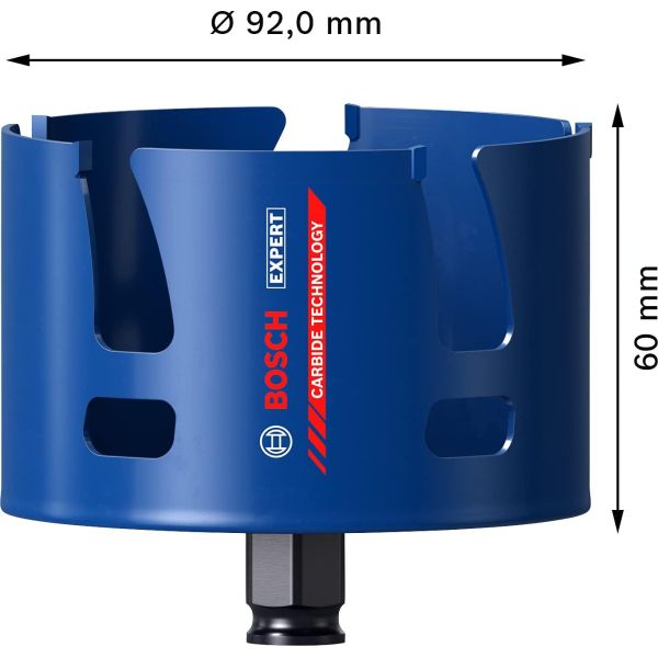 Коронка Bosch Expert Construction Material, 92x60 мм (2608900478)