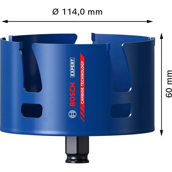 Коронка Bosch Expert Construction Material, 114x60 мм (2608900483)
