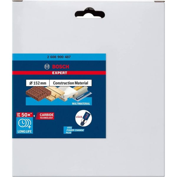 Коронка Bosch Expert Construction Material, 152x60 мм (2608900487)