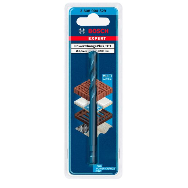 Центруюче свердло Bosch Expert Power Change Plus TCT 8.5x105 мм (2608900529)