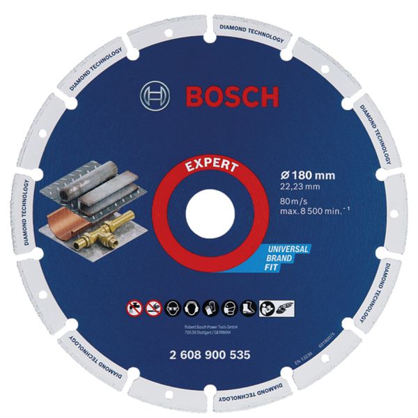 Алмазний круг по металу Bosch Expert Metal Wheel 180x22.23 мм (2608900535)