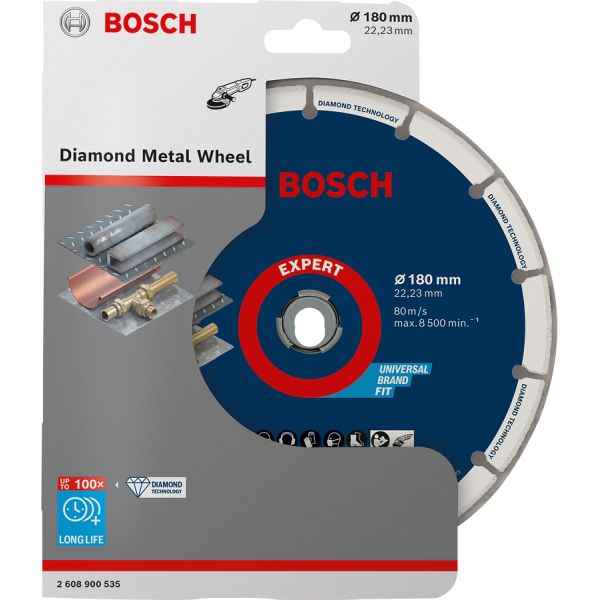 Алмазний круг по металу Bosch Expert Metal Wheel 180x22.23 мм (2608900535)