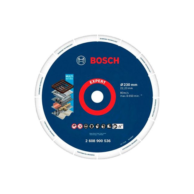 Диск алмазний сегментований по металу Bosch EXPERT Diamond Metal Wheel 230x22.23 мм (2608900536)
