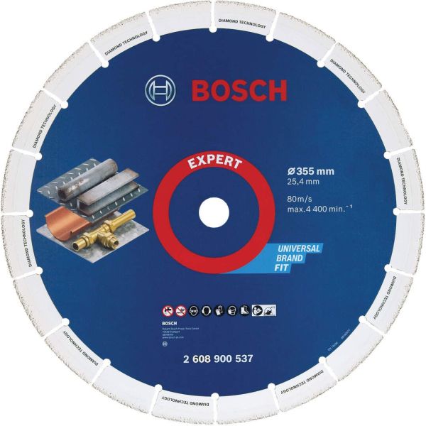 Алмазний круг по металу Bosch Expert for Metal 355x25.4 мм (2608900537)