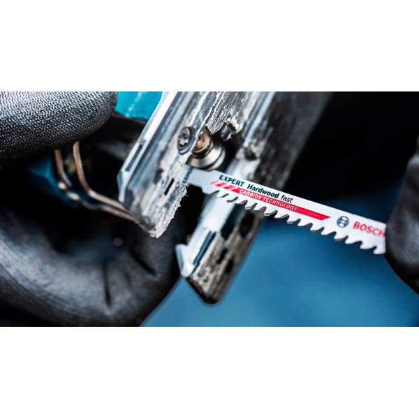 Пиляльне полотно Bosch Expert Hardwood Fast T144DHM по деревині, 3.5-5x100 мм, 3 шт (2608900541)