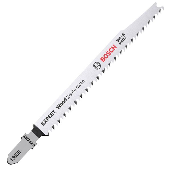 Пиляльне полотно для лобзика Bosch T 308 B Expert Wood 2-Side Clean, 2.2х117 мм, 25 шт (2608900552)