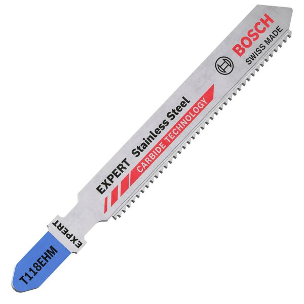 Пиляльне полотно Bosch Expert Stainless Steel T118EHM по нержавійці, 1.4x83 мм, 3 шт (2608900562)