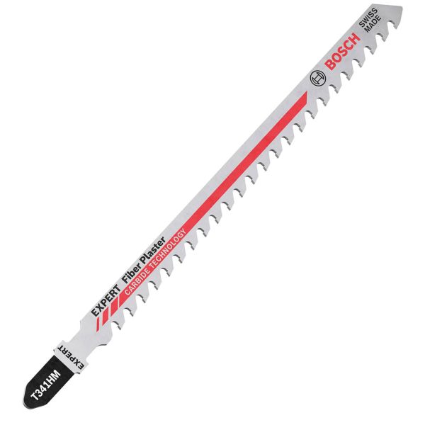Пиляльне полотно Bosch Expert Fiber Plaster T341HM по гіпсокартону, 4.3x132 мм, 3 шт (2608900564)