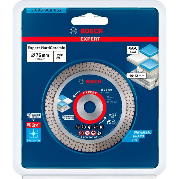 Алмазний диск Bosch Expert HardCeramic 76x1.5x10 мм (2608900652)