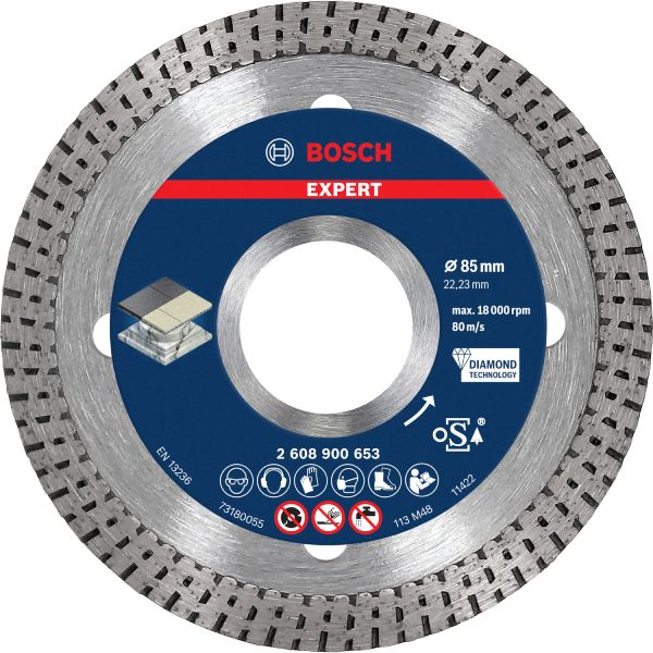 Алмазний диск Bosch Expert HardCeramic 85x1.6x22.23 мм (2608900653)