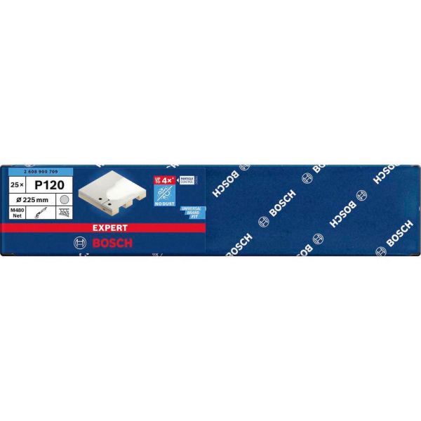 Шліфувальний лист Bosch Expert M480, зерно 120, 25 шт (2608900709)
