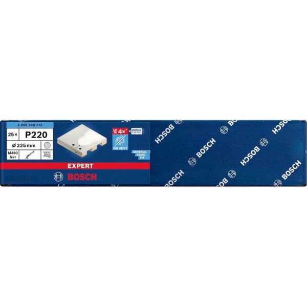 Шліфувальний лист Bosch Expert M480, зерно 220, 25 шт (2608900712)