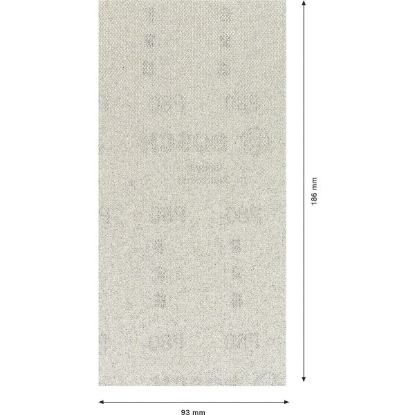 Шліфлист Bosch Expert M480 93x186 мм, G 80, 50 шт (2608900752)