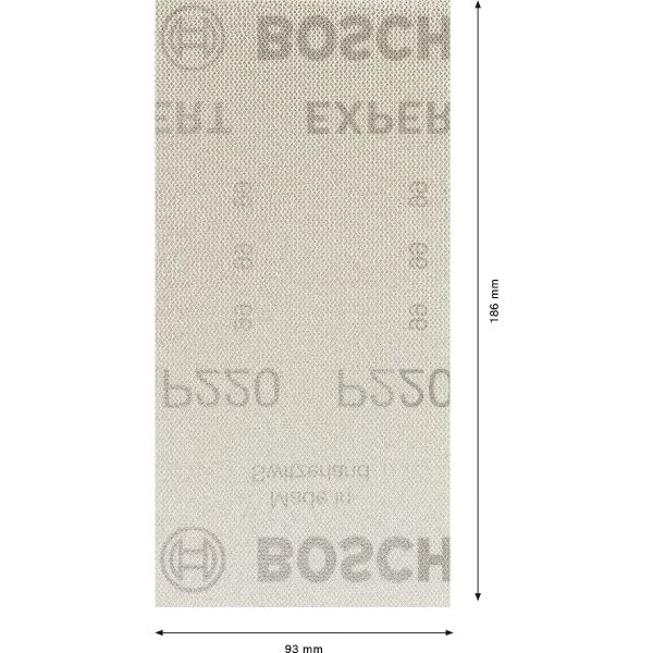 Шліфлист Bosch Expert M480 93x186 мм, G 220, 50 шт (2608900757)